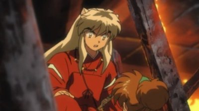 Inuyasha Shows His Tears for the First Time
