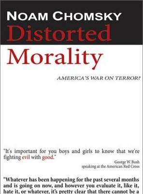 Poster of Noam Chomsky: Distorted Morality